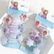 6pcs Disney cartoon children hair clip Frozen Elsa head rope princess girl birthday gift doll