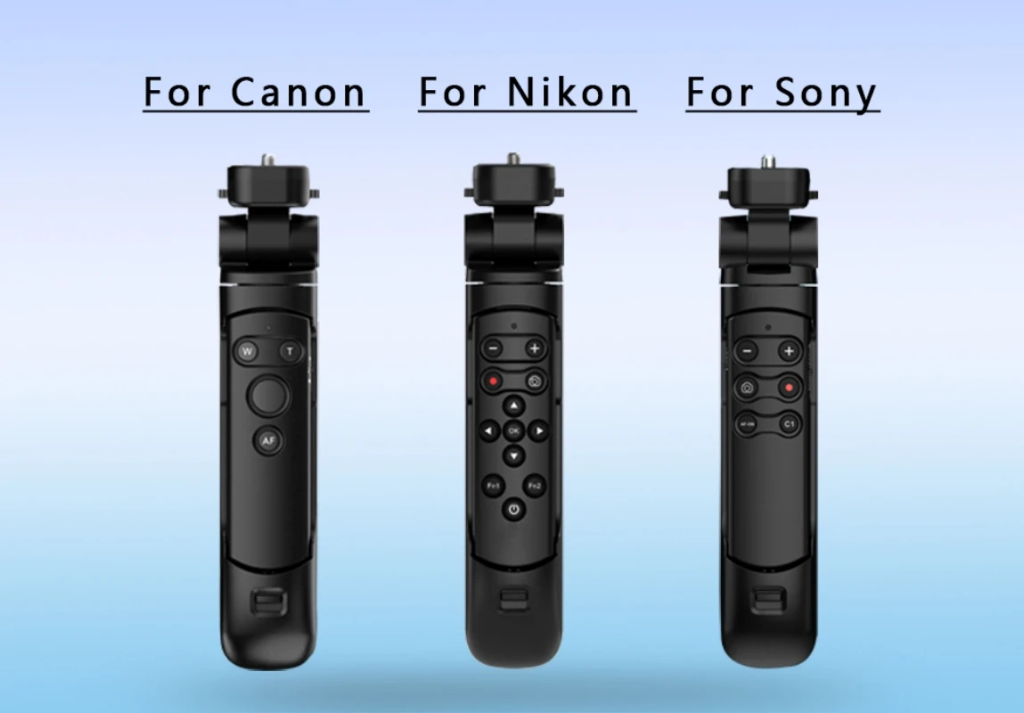 Drahtlose Bluetooth Mini Grip Stativ Fernbedienung für Sony FX3 A7RV A7IV ZV-E10; Canon R7 R10 R6II Nikon Z6II Z7II Z30 Kameras; Image