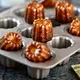 4/9/12 Holes Canele Mold Canele Pan Carbon Steel Mini Bundt Cake Pan French Cake Mold Muffin Cupcake