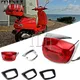 Scooter Complete Taillight Rear Lamp Rim Trim Tail Brake Light for LX 50 S 4T 4V LX 125 LX 150 IE 4T