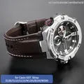 Für Casio GST-S130/S110/S120/W130l/B100/W300 Strap Gürtel Aus Echtem Leder Nylon männer uhr Band