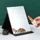 Folding Makeup Mirror Pu Rectangular Ultra-Thin Foldable Mirror Korean Desktop Mirror Portable Make