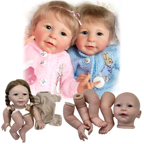 20-22 Zoll Lisa wieder geborene Puppen Kits Künstler gemalt unvollendete Puppen Kits Zubehör nicht
