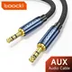 Toocki 3.5mm Aux Cable Speaker Wire Male Jack to Jack Audio Extension Cable For Car Headphone