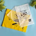 100 PCS Eco-Friendly Custom Frosted Sealed Zipper Lock Bags for Clothes Shirts Blanket Packaging