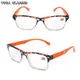 Fashion Rectangle Reading Glasses Urltra-Light Women Men Far Sight Eyeglasses Reader Glasses Vision