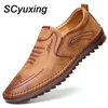 2025 neue Männer Mikrofaser Leder Schuhe 38-44 Anti-slip Weiche Sehne Unten Laufsohle Mann Casual