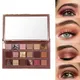 Huda Naughty Nude Eyeshadow Palette Neutral 18 Color Shimmer Matte Metallic Long Lasting Waterproof