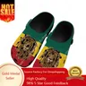 Reggae Rastafarian Rasta Rastafari Lion Von Judah Hause Clogs Nach Wasser Schuhe Herren Frauen