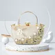 2024 neue Ankunft Blume Kristall Hochzeit Braut Kupplung Geldbörse Luxus Designer frauen Dinner-Party Cocktail Handtaschen Diamant Taschen