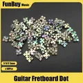 60 stücke Platz 5*2mm Akustische Ukulele Gitarren Griffbrett Inlay Dot Abalone Shell Griffbrett Dot