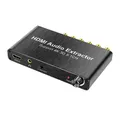 4K HDMI 5.1CH Audio Extractor Decoder HDMI AC3/DTS Sound Extractor RCA 5.1 Channel Amplifier Analog