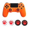 4 pcs Replacement Silicone Analog Thumb Sticks Grips for Sony PlayStation 5 PS4 3 Slim Pro