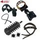 Compound Bow Upgrade Kit 6pcs In One with Sight Arrow Rest Stabilizer Wrist Sling String Silencer