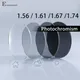 Photochromism Gray Brown 1.56 1.61 1.67 Index Aspheric Lenses UV-proof Myopia Hyperopia Outdoor