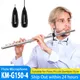 KIMAFUN 2 4G Mini Drahtlose Flöte Mikrofon Kugelcharakteristik-kondensatormikrofon Instrument