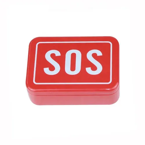 Pocket Mini SOS Box Überlebens dose Erste-Hilfe-Set für Aktivitäten im Freien Abenteuer & Wandern