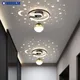 Black Gray 28W LED Ceiling Light For Hallway Glass ball shades Foyer Aisle Indoor lighting Luminaire
