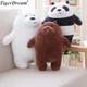 30cm Kawaii PP Baumwolle Bears Plüsch Spielzeug Cartoon Bär Gefüllte Grizzly Grau Weiß Bär Panda