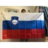 Himmel Flagge Slowenien Flagge 3x5 ft Flagge von slowenischen 90x150cm hängenden Polyester Slowenien