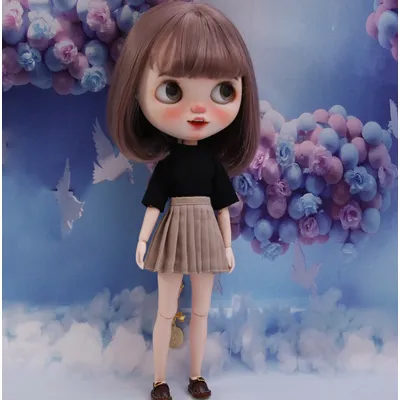 Blythe Doll Clothing Accessories Pleated Skirt Ob22 Ob24 1/8 Articulated Doll Azone 30cm Doll