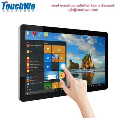 TouchWo 21,5 23,8 27-Zoll-Touchscreen-Monitor, PC-Touchscreen-Monitor, industrieller Android-Fenster 10, alles in einem PC für kommerzielle Zwecke