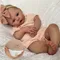 45 cm Wiese Bebe Reborn Mädchen Ganzkörper Silikon Vinyl 3D Gemalt Haut Lebensechte Echte Kunst Neugeborenen Baby Spielzeug Für familie Geschenk
