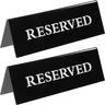 Tisch zelt Zeichen reservierte Sitze Stuhl Club Flasche Service Konferenz raum Reservierung
