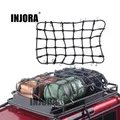 INJORA 1PCS Schwarz Rot Elastische Gepäck Net für 1:10 RC Rock Crawler TRX-4 D90 AXIAL SCX10 RC Auto