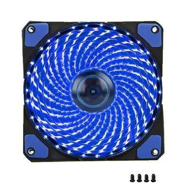 1Pcs PC Computer Case Fan 120mm 33 LED Silent Lüfter Kühlkörper Kühlung Für Computer Fällen, CPU Kühler Und Heizkörper Ultra Ruhig