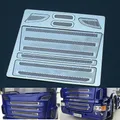 Metallgitter Mesh Frontplatte Kühlergrill Abdeckung dekorative Aufkleber für Tamiya RC LKW Scania