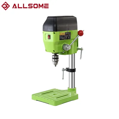 ALLSOME Hohe Variable Speed Bench Bohrmaschine 480W Bohrmaschine Bohren Chuck 1-10mm Für DIY Holz metall Elektrische Werkzeuge