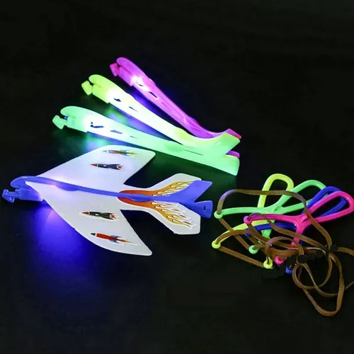 Neue Flugzeug Spielzeug Kinder Leuchtende Katapult Flugzeug Licht Sling Segelflugzeug Flugzeug