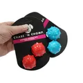 CAITEC Hund Spielzeug Mini Quietschen Ball Weiche Schwimmfähig Springy Große für Drehen und Jagen