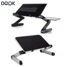 Verstellbarer Laptop-Schreibtischst änder tragbarer ergonomischer Aluminium-Lapdesk für TV-Bett Sofa