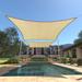 ColourTreeUSA Custom Size Beige Rectangle Sun Shade Sail Canopy UV Block