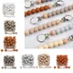 20 stücke Silikon Perlen Perle Silikon Food Grade Zahnen Perlen DIY Schmuck Baby Spielzeug Schnuller