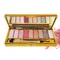 Neue 9 Farben Diamant helle bunte Make-up Super Flash Glitter & Schimmer Lidschatten Palette Kosmetik Set mit Pinsel Schönheit