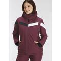 Skijacke MAIER SPORTS "Ski Jacke wattiert Damen" Gr. 42, rot (cherry wine) Damen Jacken Sportjacken