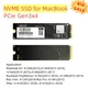 M.2 nvme pcie ganze ssd für macbook 2tb 1tb 512gb 256gb hdd solid state drive mac air 2013-2018