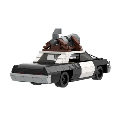 Gobricks MOC The Bluesmobile Pickup Truck VBluess Brotherss Mini Supercar Speed BluesMobiles Auto Image