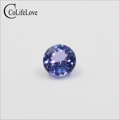 4mm & 5mm 100% Natürliche Tansanit Lose Edelstein runde cut tanzanite edelstein für schmuck DIY