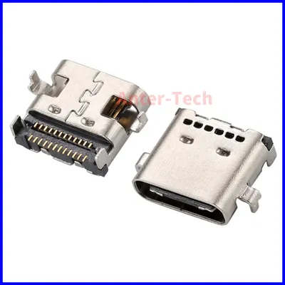 1/2/5/10PCSNEW Für Lenovo T480 T580 L480 L580 L490 Typ-c 24p USB C Lade Port Buchse Stecker Usb Jack Image