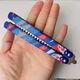 23CM (9in) VALORANT Game Merch Craft Toy Balisong for Training Metal Weapon Model [Yoru's Stylish