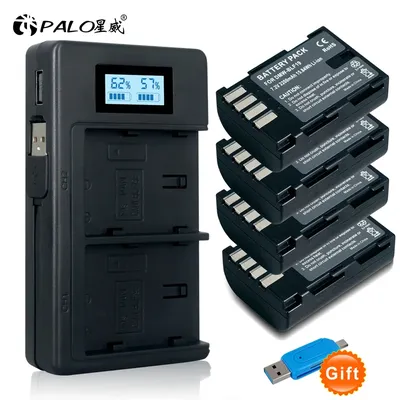 PALO 2200mAh DMW-BLF19E DMW-BLF19 DMW BLF19 BLF19 BLF19E Kamera Batterie für Panasonic Lumix GH3 GH4 GH5 G9