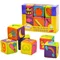 Baby Spielzeug 0 12 Monate Mobile Magie Cube Mit Rassel Weichen Tuch Puzzle Blöcke Infant Spielzeug