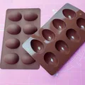 3D Ostern Ei Form Schokolade Silikon Form 8 Hohlraum Kuchen Form DIY Dinosaurier Ei Backform Gebäck