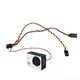 Gopro micro usb kamera kabel leitung sj4000 sj5000 6000 av video kabel wiederauf ladbarer fpv audio