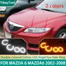 4x Garantie Durable garantie SMD Baumwolle Licht Switch LED Angel Eye Halo Ring DRL Kit Für Mazda 6