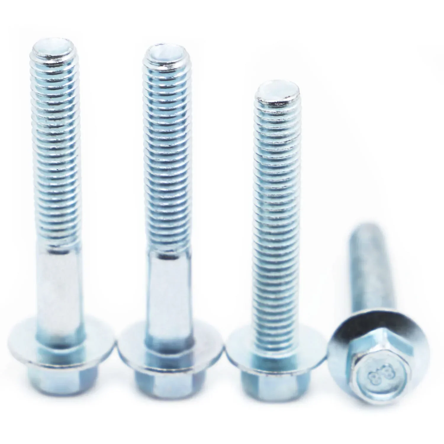 M5 M6 M8 M10 M12 GB5787 Außensechskant-Flanschschrauben, verzinkte Sechskant-Flanschschrauben der Güteklasse 8,8 mit Gürtelpolster Image